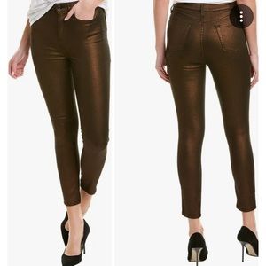 7 for All Mankind Gwenevere Copper High-Rise Ankle Cut NWT